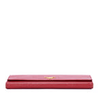 Wallet Wallet on Chain Crossbody Red Saffiano Leather