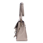 Shoulder Bag Medium Faye Day Medium Grey Calfskin Leather