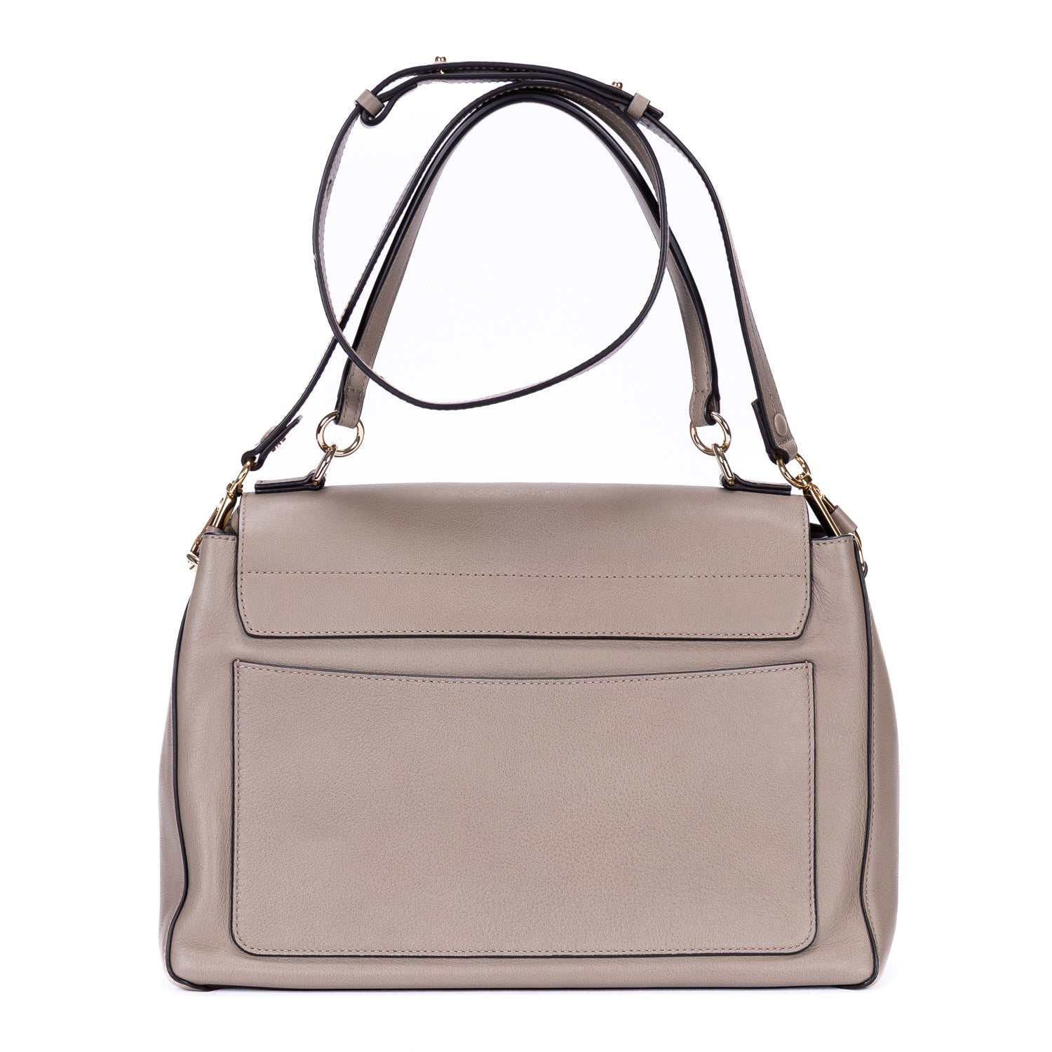Shoulder Bag Medium Faye Day Medium Grey Calfskin Leather