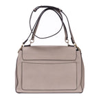 Shoulder Bag Medium Faye Day Medium Grey Calfskin Leather