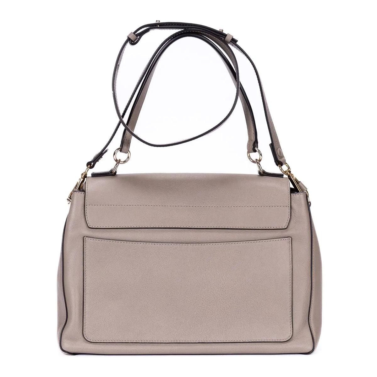 Shoulder Bag Medium Faye Day Medium Grey Calfskin Leather