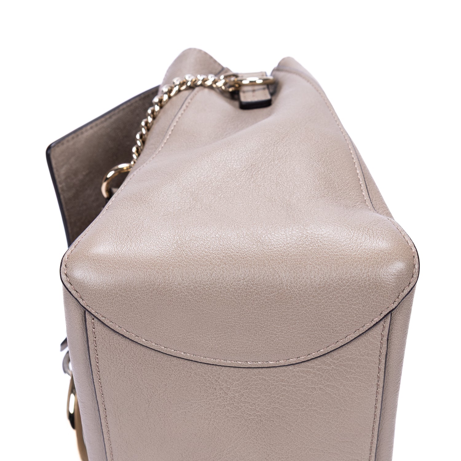Shoulder Bag Medium Faye Day Medium Grey Calfskin Leather