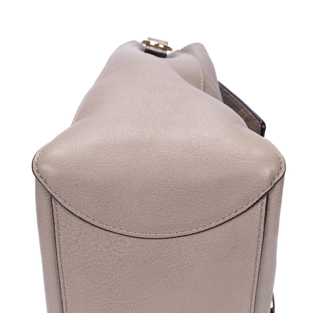 Shoulder Bag Medium Faye Day Medium Grey Calfskin Leather
