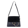 Shoulder Bag Medium Faye Medium Black Calfskin Leather