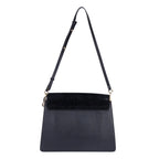 Shoulder Bag Medium Faye Medium Black Calfskin Leather