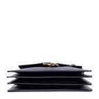 Shoulder Bag Medium Faye Medium Black Calfskin Leather