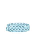 Handbag Bauletto Turquoise Printed Saffiano Leather