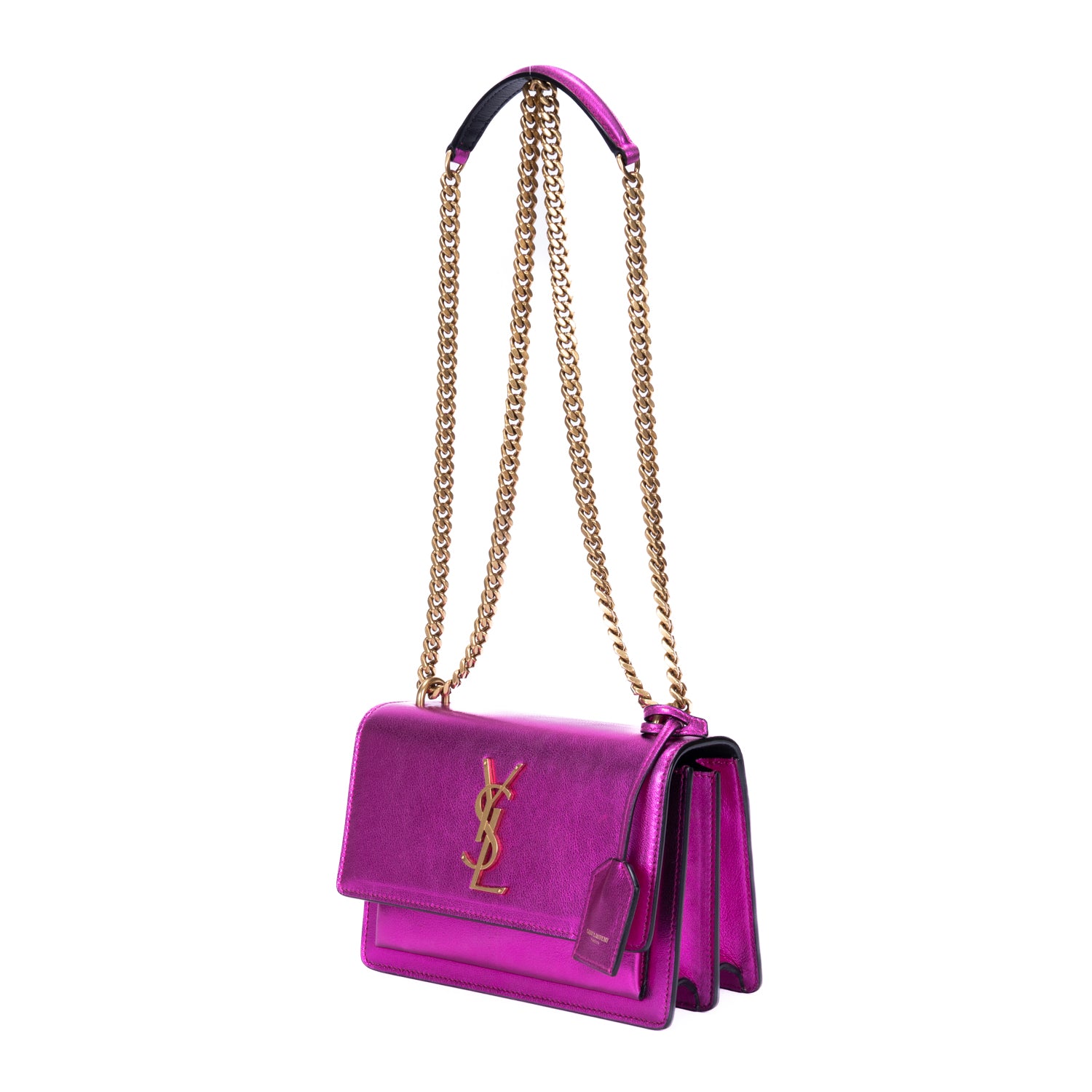 Shoulder Bag Metallic Small Sunset Small Metallic Pink Metallic  Calfskin