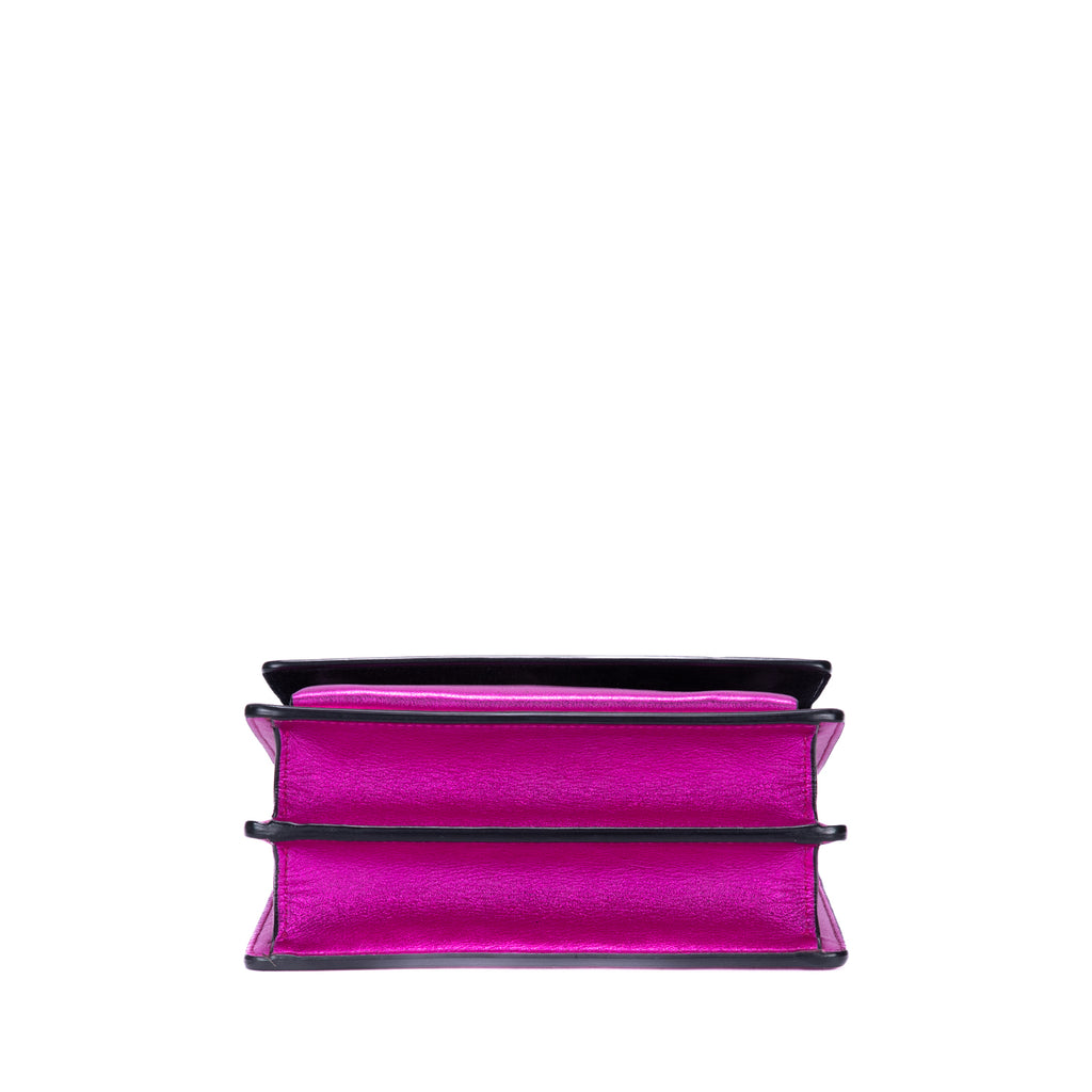 Shoulder Bag Metallic Small Sunset Small Metallic Pink Metallic  Calfskin