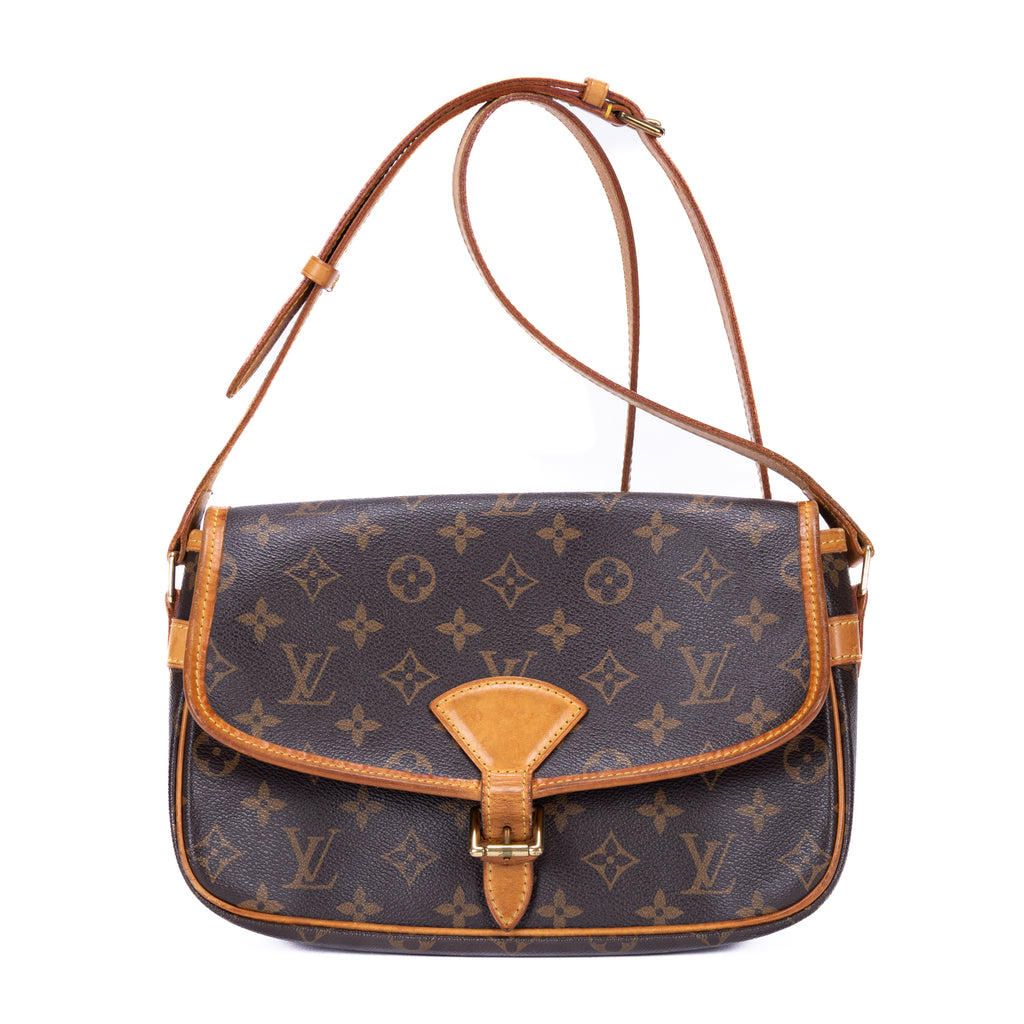 Shoulder Bag Sologne Brown Monogram Canvas