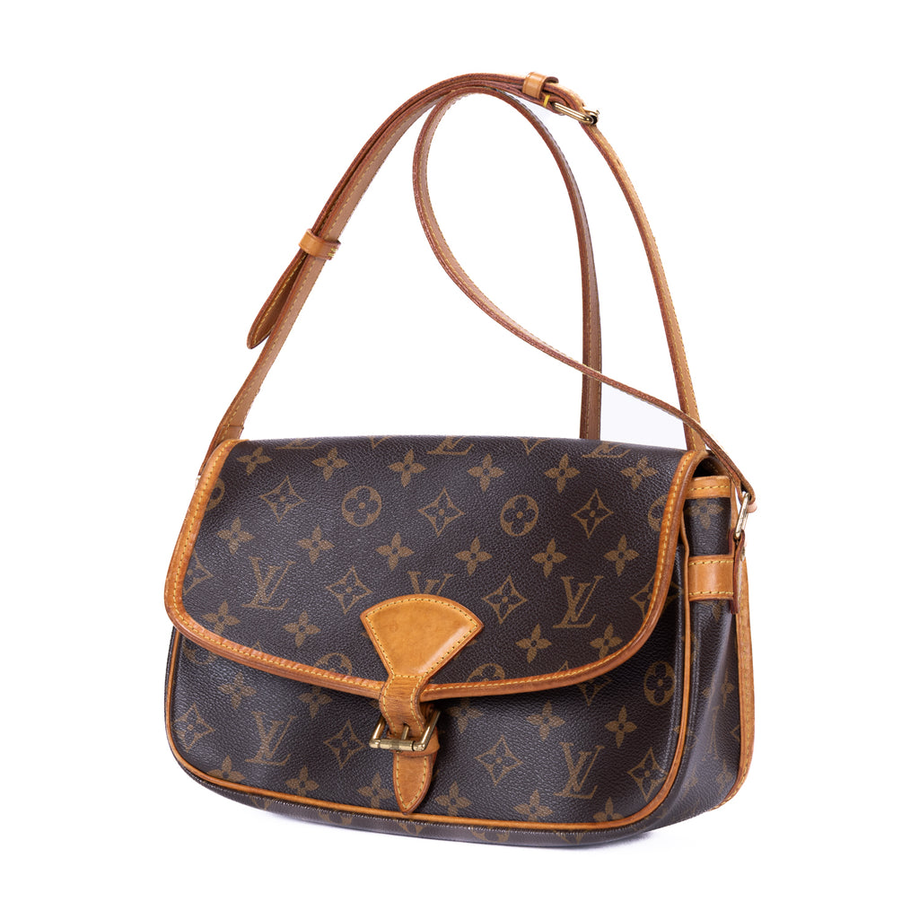 Shoulder Bag Sologne Brown Monogram Canvas
