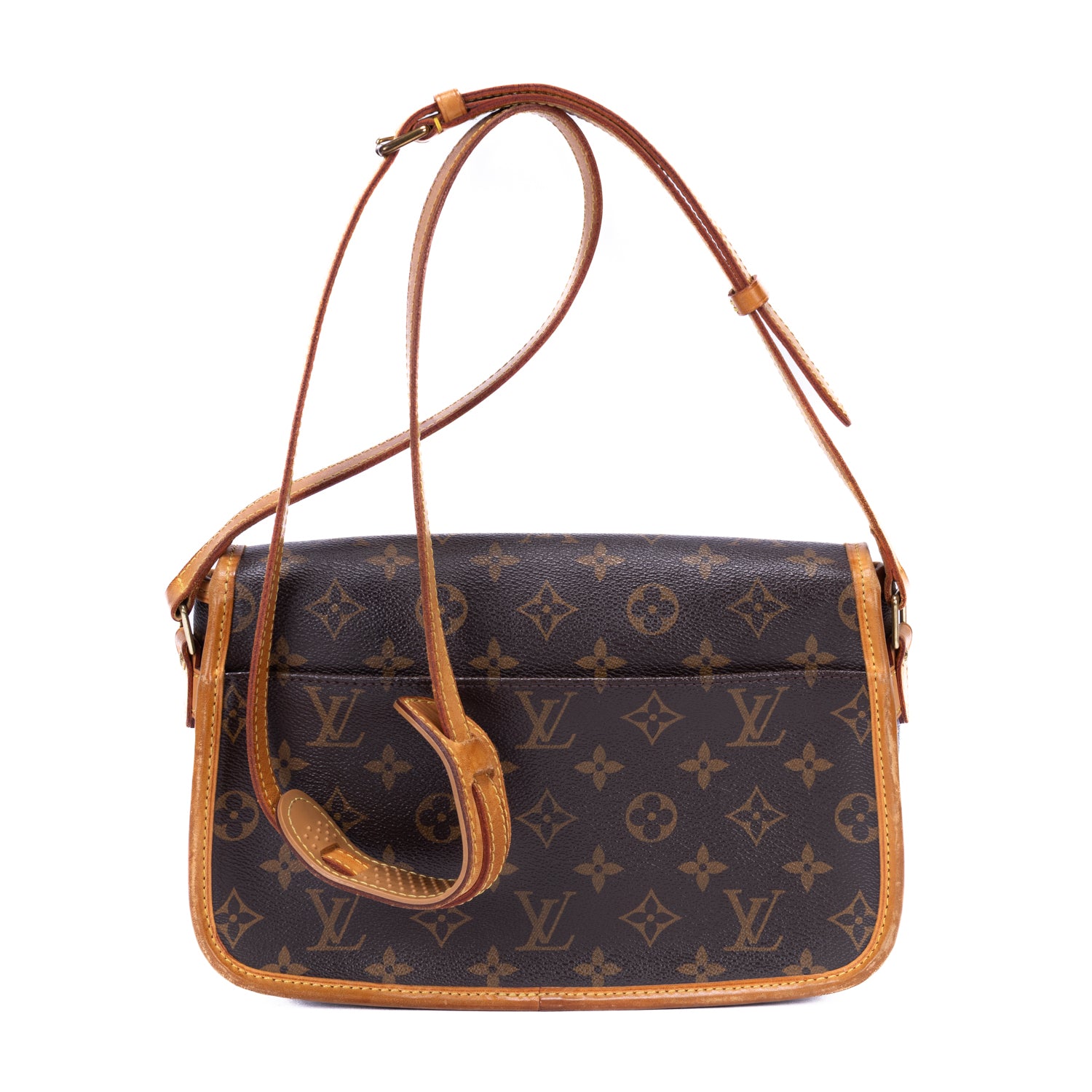 Shoulder Bag Sologne Brown Monogram Canvas