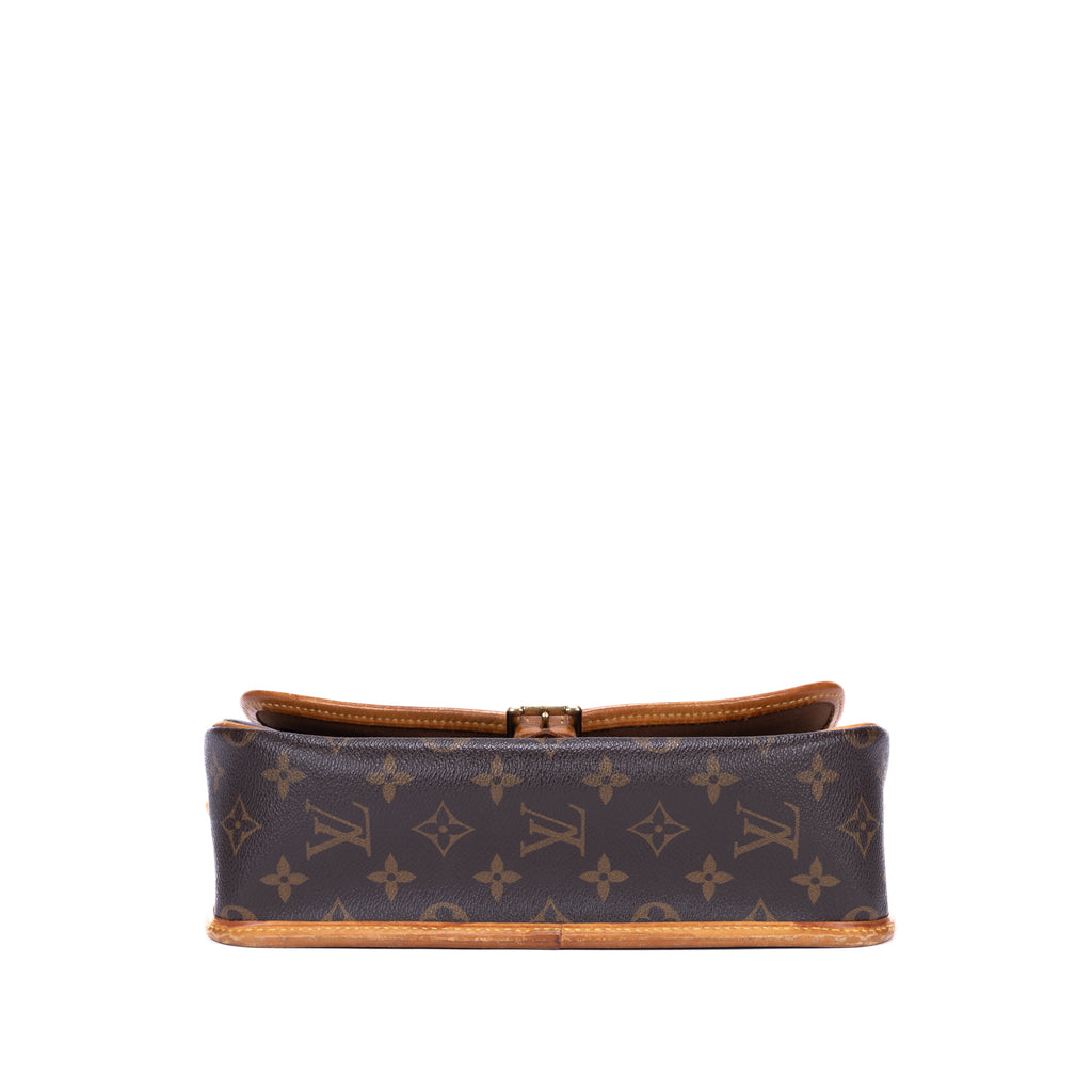 Shoulder Bag Sologne Brown Monogram Canvas