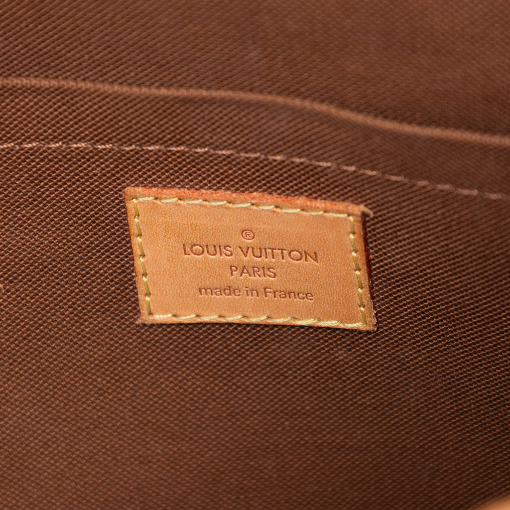 Shoulder Bag Sologne Brown Monogram Canvas