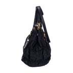 Sac cabas noir en toile Tessuto Gaufre