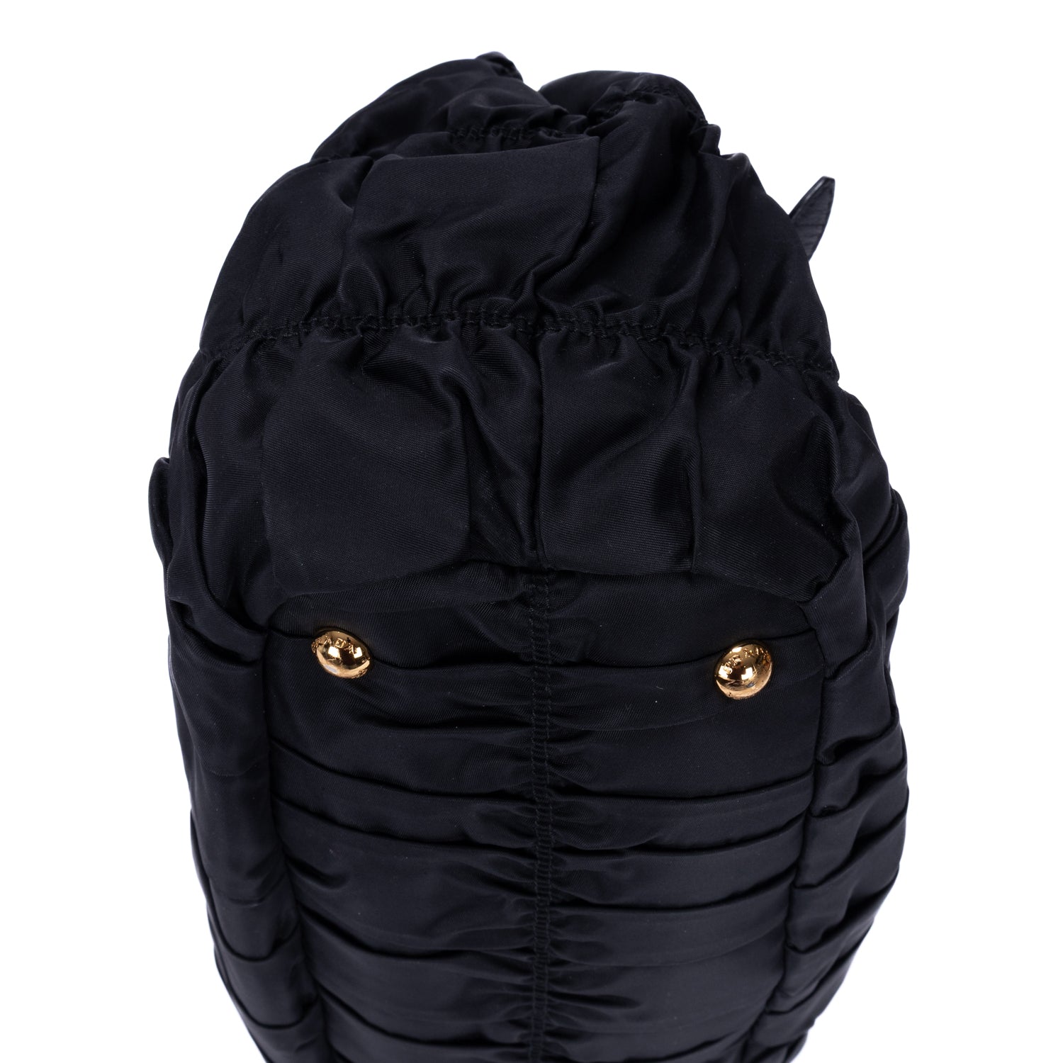 Sac cabas noir en toile Tessuto Gaufre