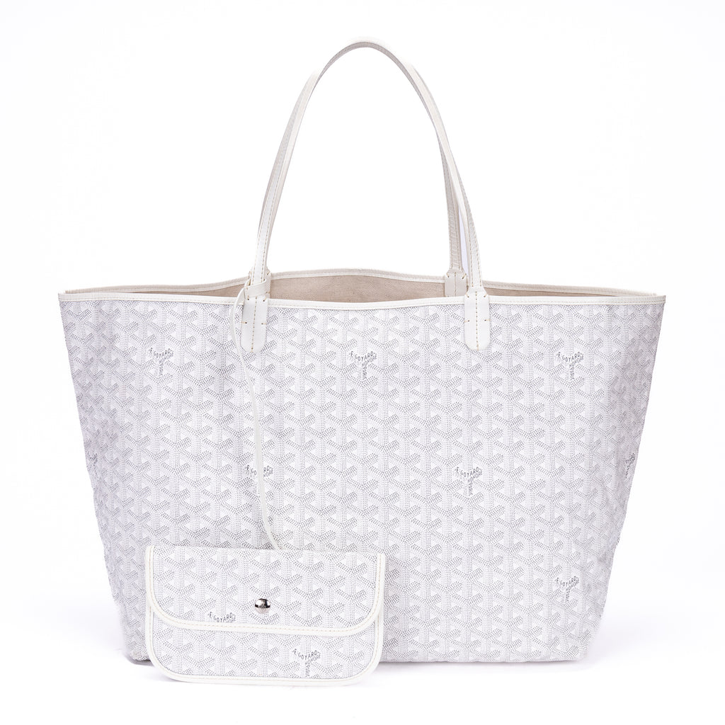 Shoulder Bag Saint Louis GM White Goyardine Coated Canvas