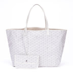 Shoulder Bag Saint Louis GM White Goyardine Coated Canvas