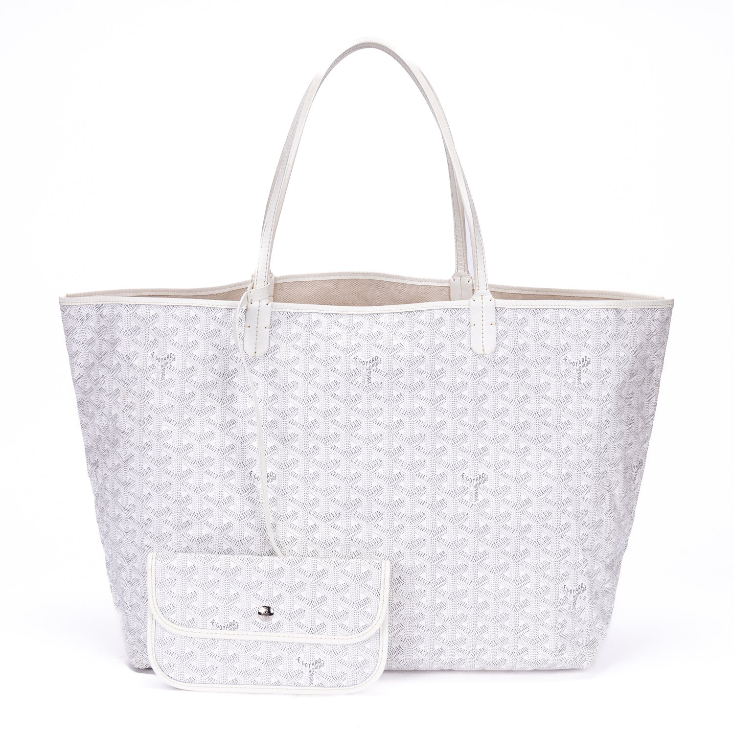 Shoulder Bag Saint Louis GM White Goyardine Coated Canvas
