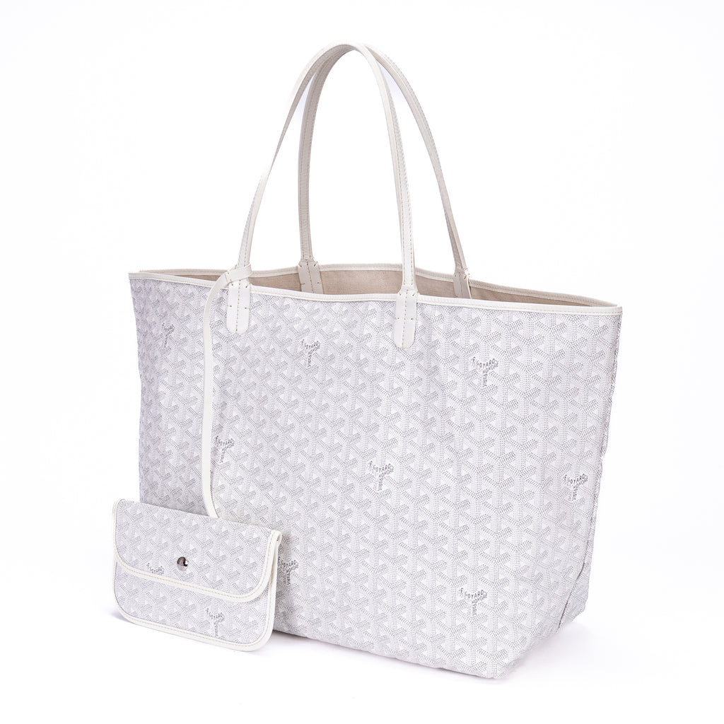 Shoulder Bag Saint Louis GM White Goyardine Coated Canvas