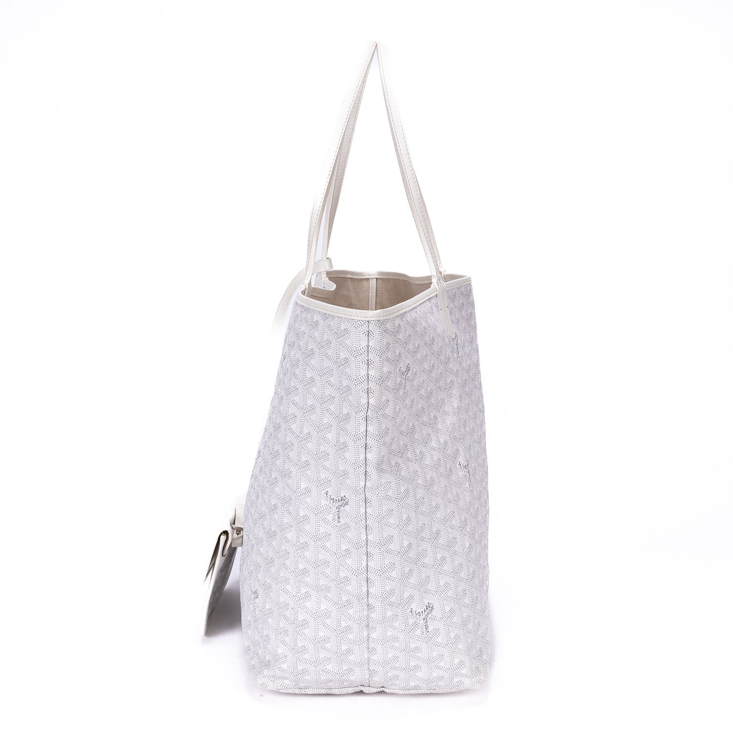 Shoulder Bag Saint Louis GM White Goyardine Coated Canvas