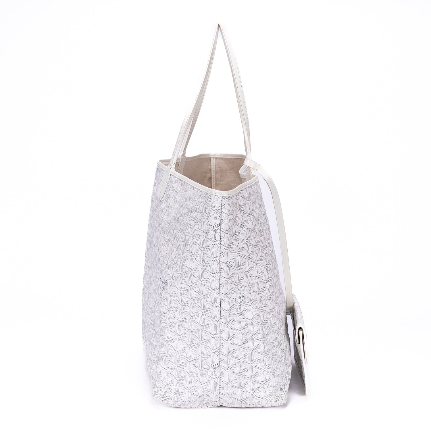 Shoulder Bag Saint Louis GM White Goyardine Coated Canvas