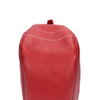Bolso de Hombro Hobo Piel Vitello Daino Roja