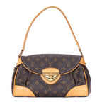 Handbag Beverly MM Brown Monogram Canvas
