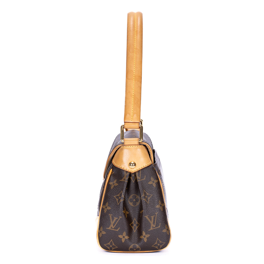 Handbag Beverly MM Brown Monogram Canvas