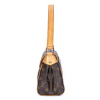 Handbag Beverly MM Brown Monogram Canvas