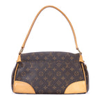 Handbag Beverly MM Brown Monogram Canvas