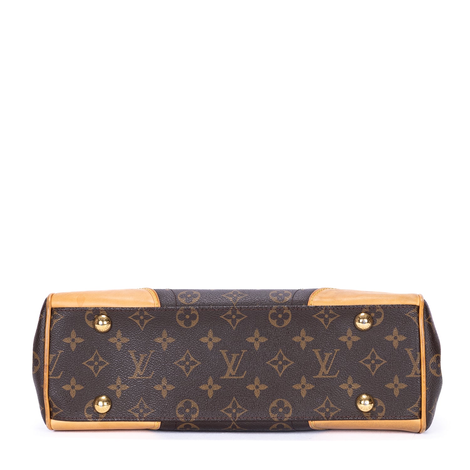 Handbag Beverly MM Brown Monogram Canvas