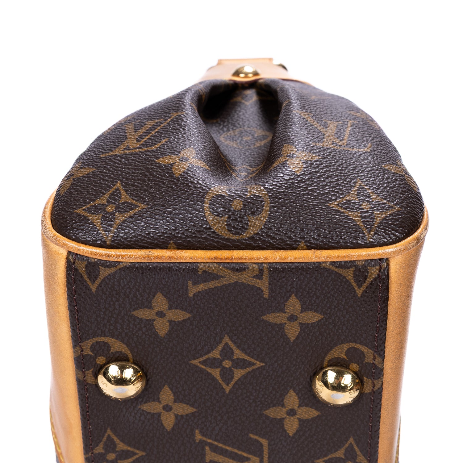 Handbag Beverly MM Brown Monogram Canvas