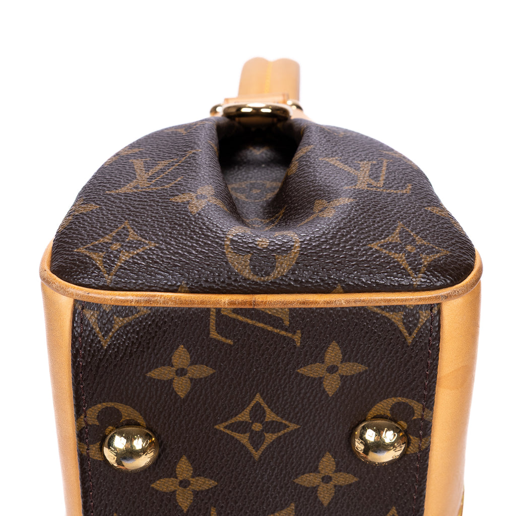 Handbag Beverly MM Brown Monogram Canvas