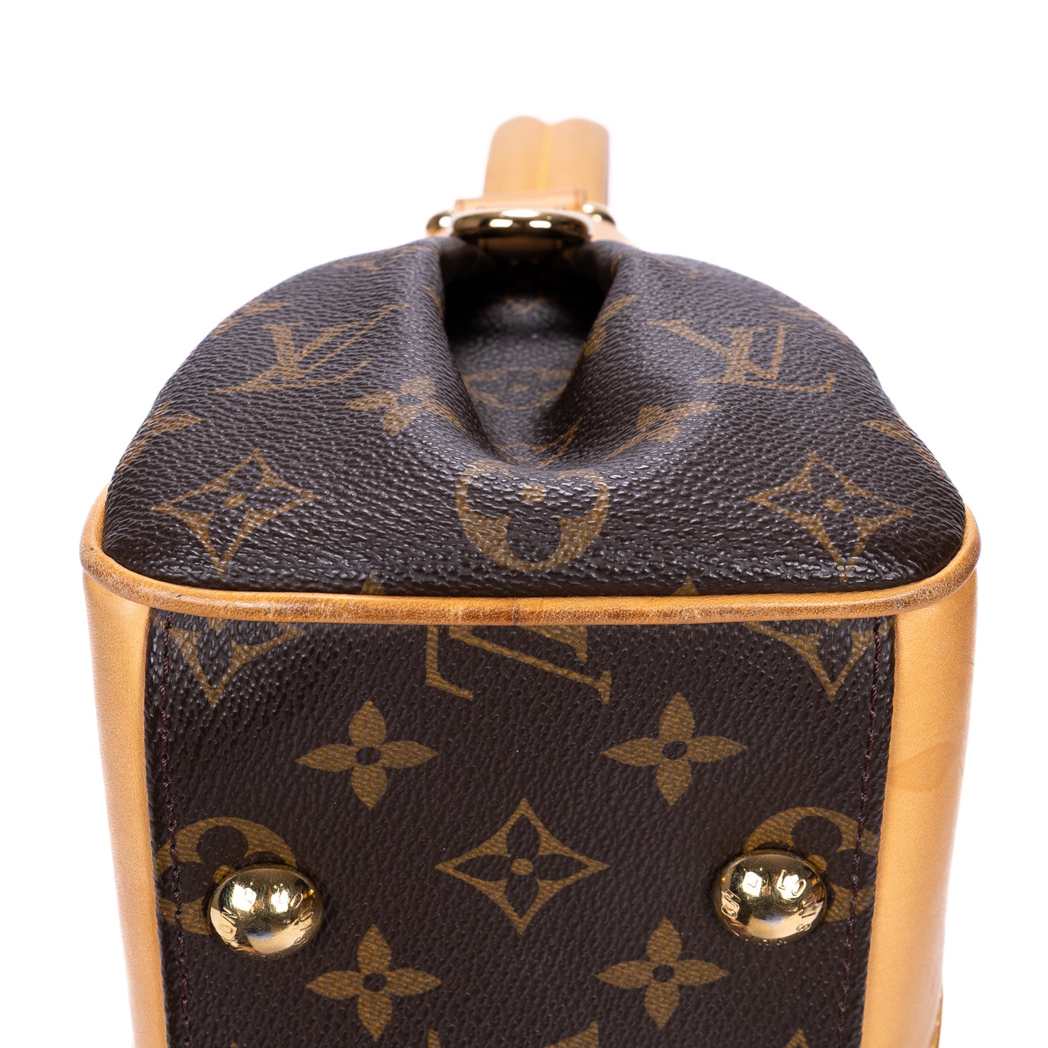 Handbag Beverly MM Brown Monogram Canvas
