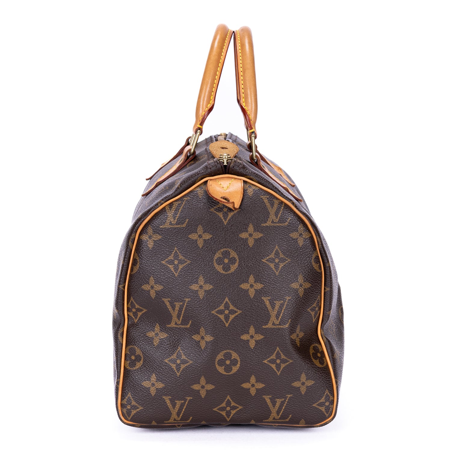 Handbag Speedy 30 Brown Monogram Canvas