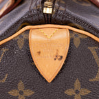 Handbag Speedy 30 Brown Monogram Canvas