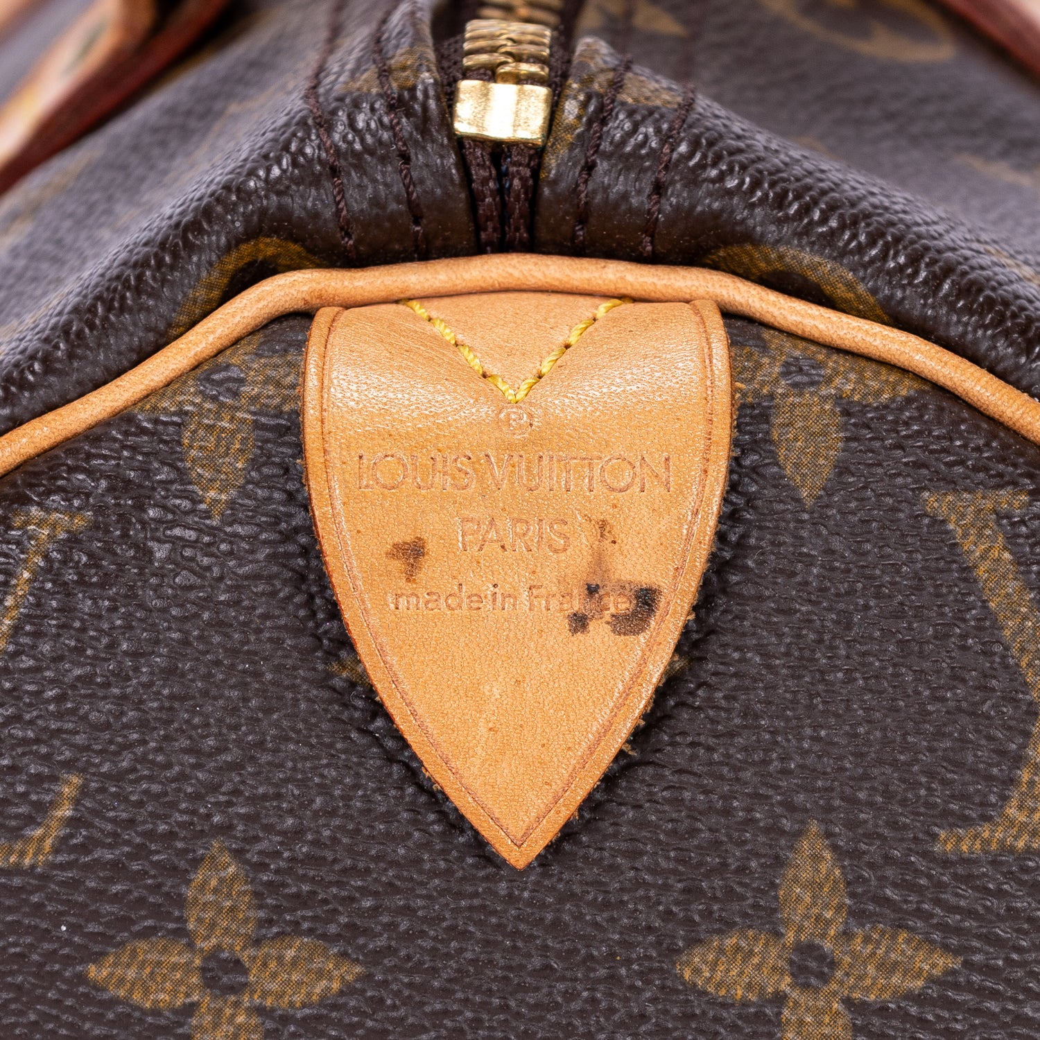 Handbag Speedy 30 Brown Monogram Canvas