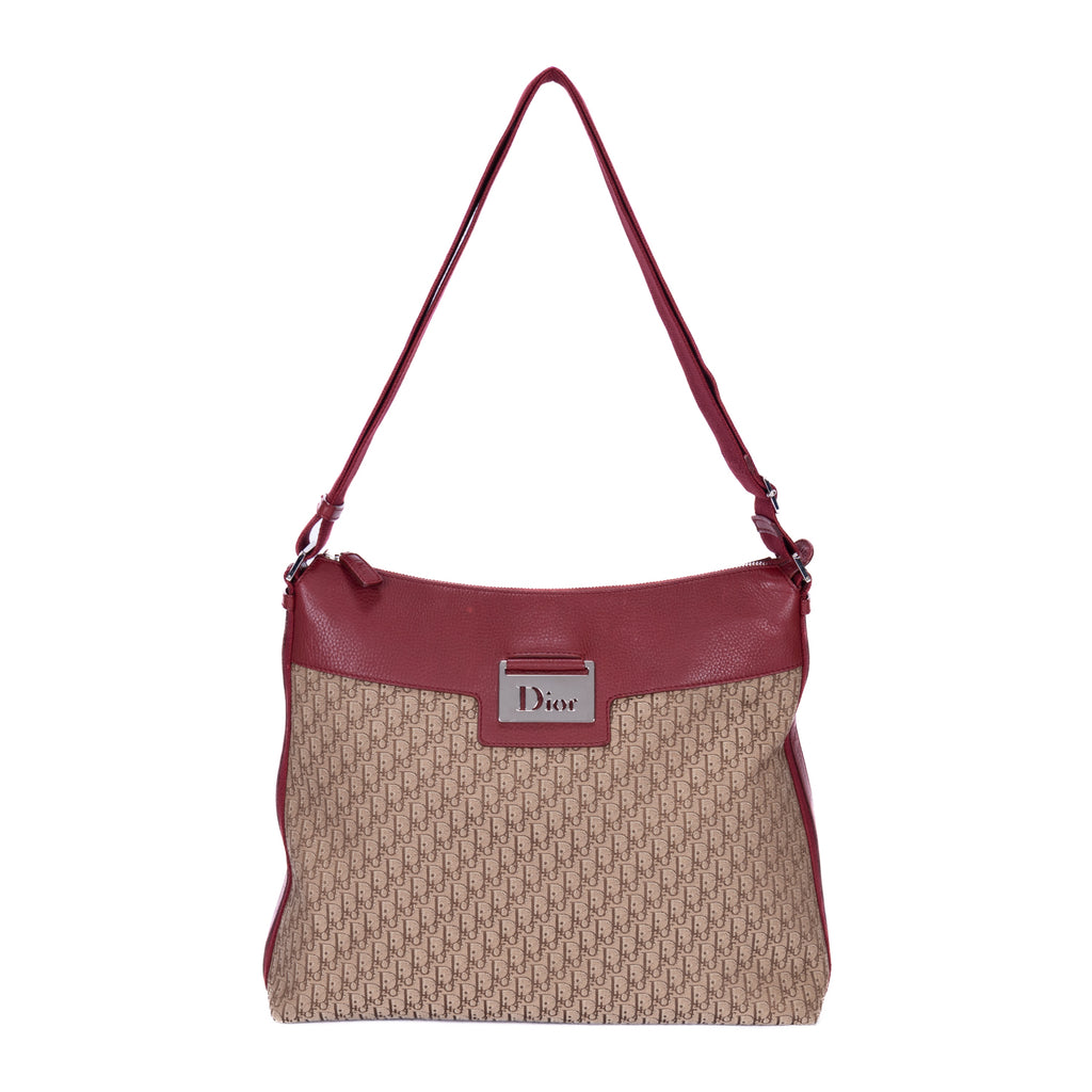 Shoulder Bag Street Chic Messenger Beige Diorissimo Canvas