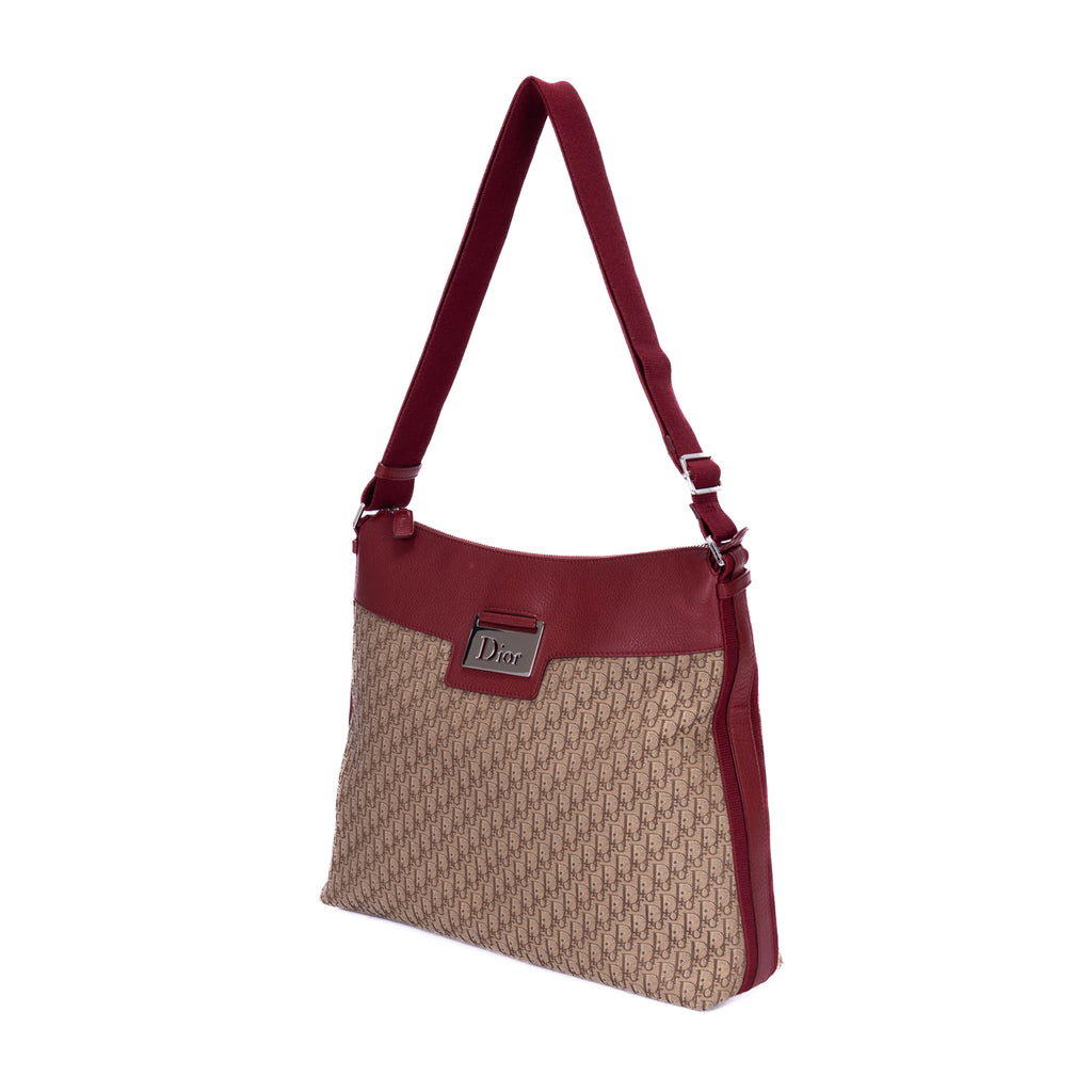 Shoulder Bag Street Chic Messenger Beige Diorissimo Canvas