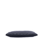 Clutch Large O Case Clutch Large Black Quilted Lambskin Leather