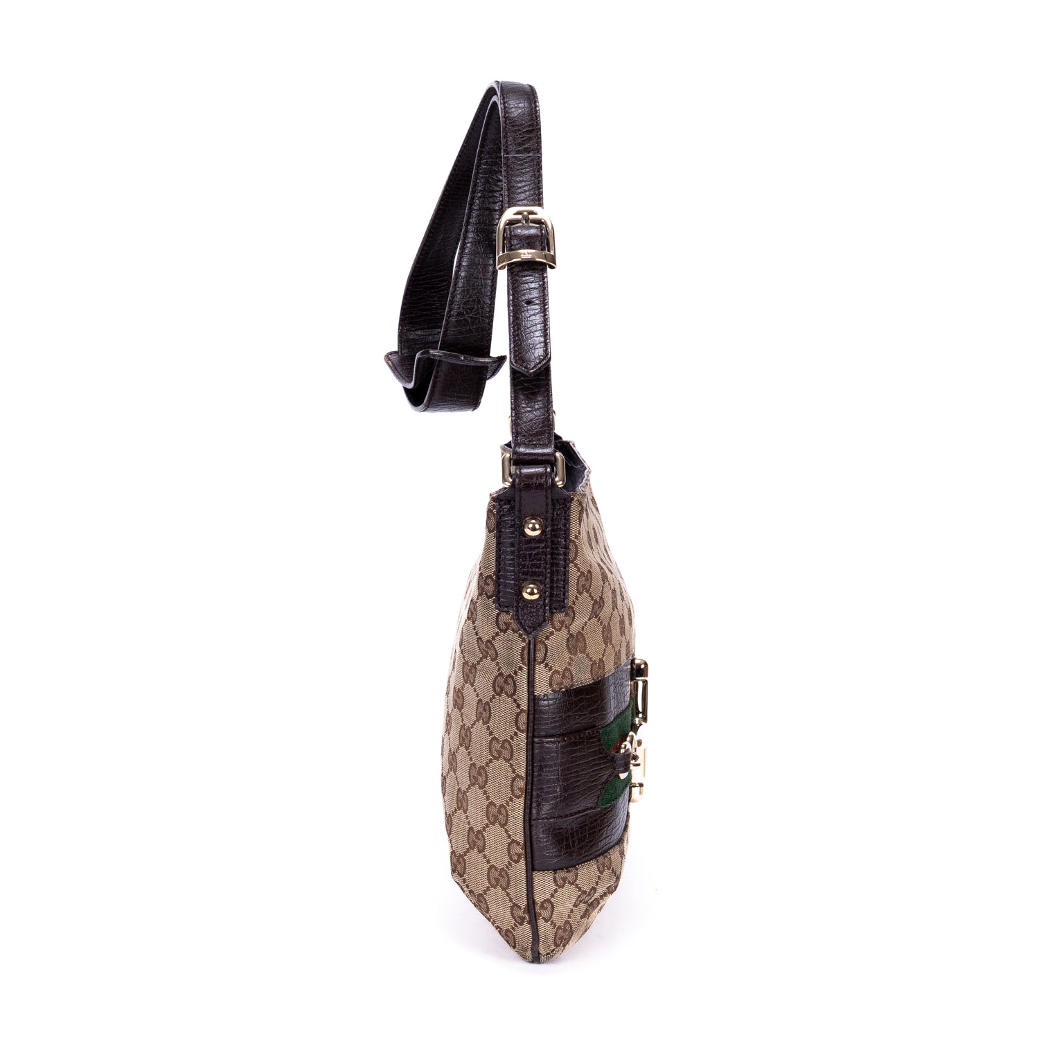 Bandolera Horsebit Hasler Bandolera Lona Monogram Beige