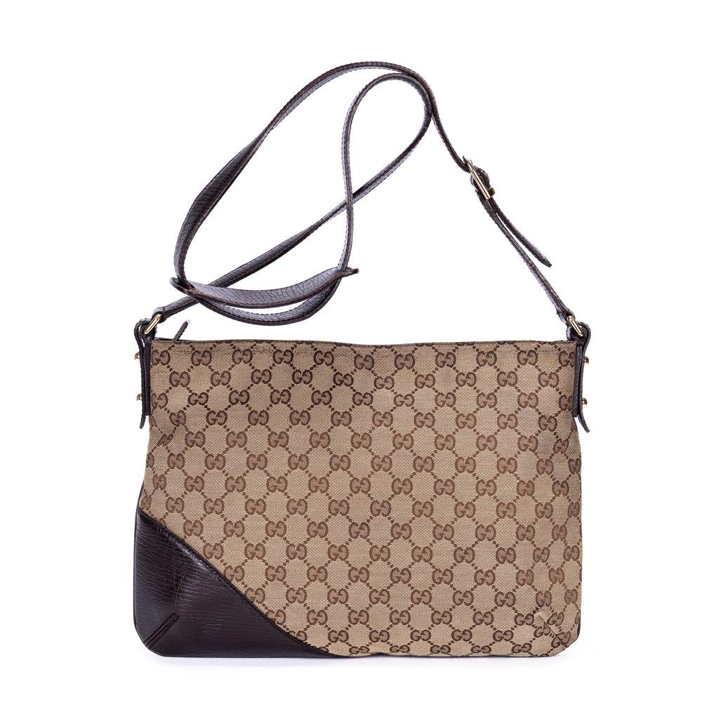 Bandolera Horsebit Hasler Bandolera Lona Monogram Beige