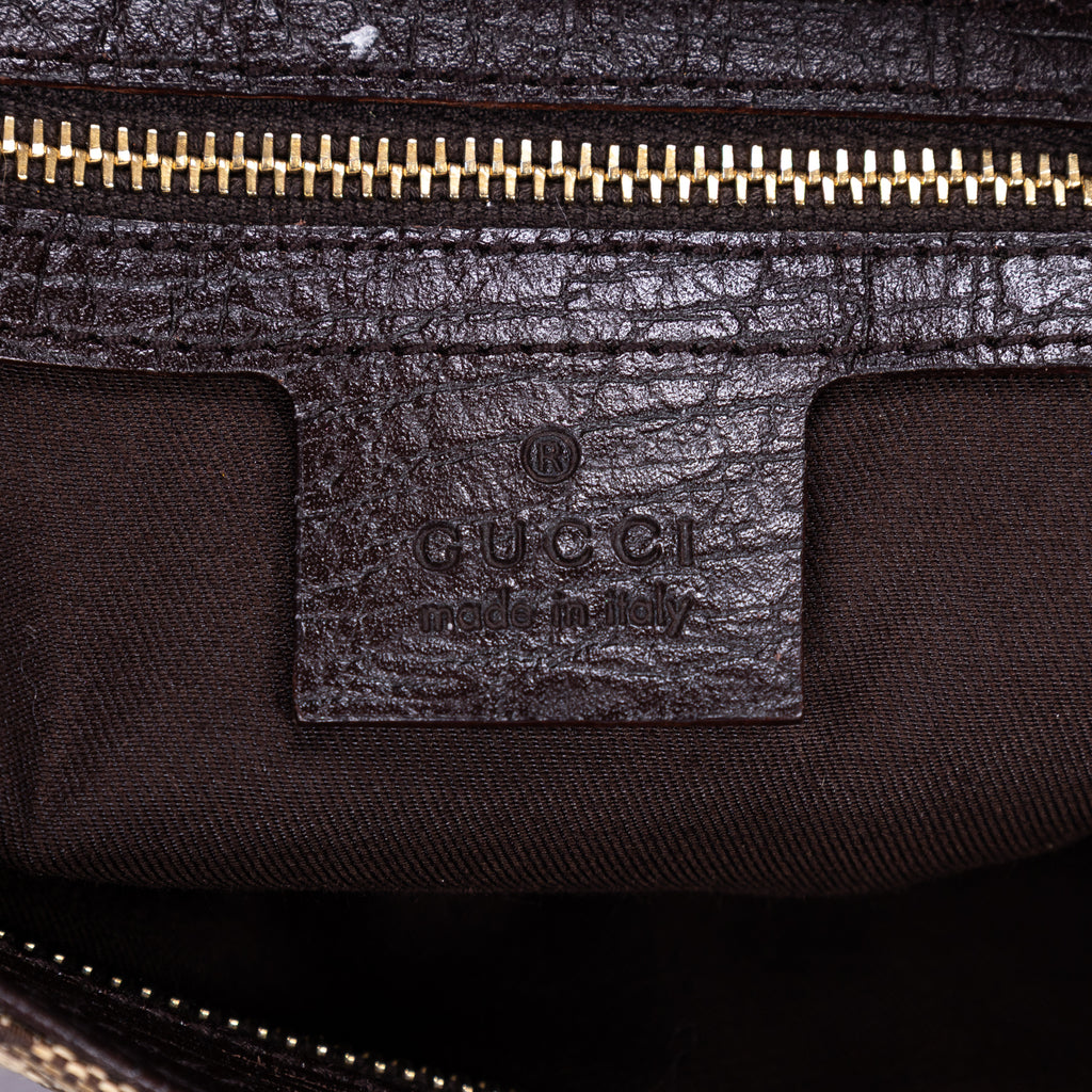 Bandolera Horsebit Hasler Bandolera Lona Monogram Beige