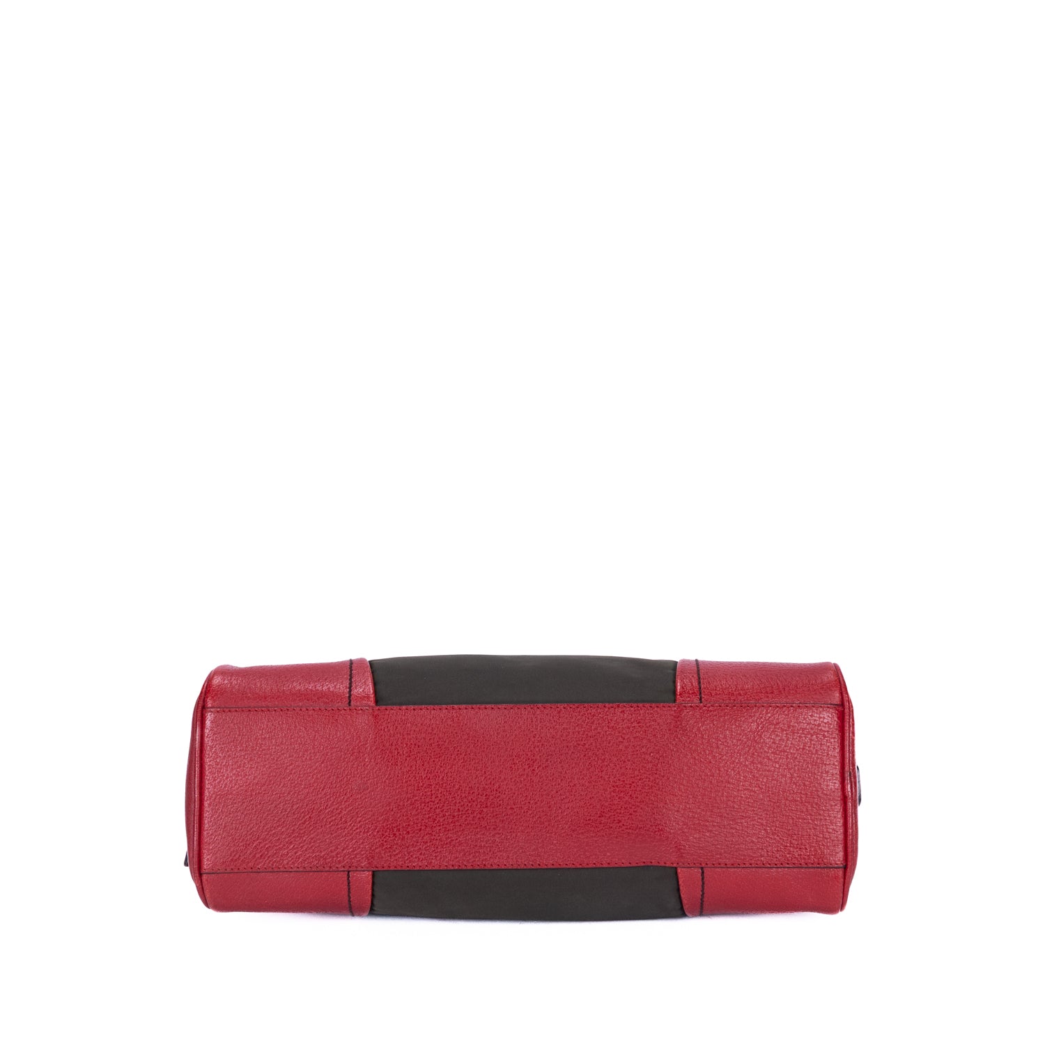 Sac à bandoulière Vintage Bowler Toile de nylon Kaki