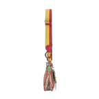 Bolso de Hombro Rasta Trotter Bolso Doble con Solapa Beige Lona Jacquard Oblicua