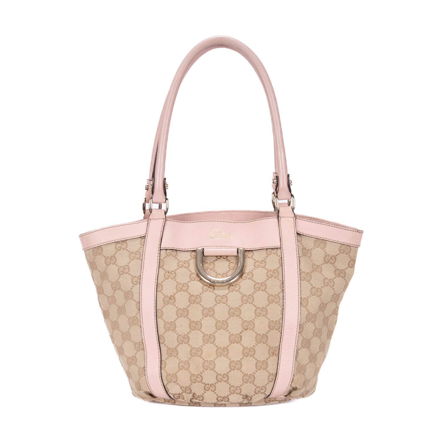 Shoulder Bag Abbey D-Ring Small Beige Monogram Canvas