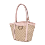 Sac Épaule Abbey Anneaux D Petite Toile Monogram Beige