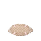 Sac Épaule Abbey Anneaux D Petite Toile Monogram Beige