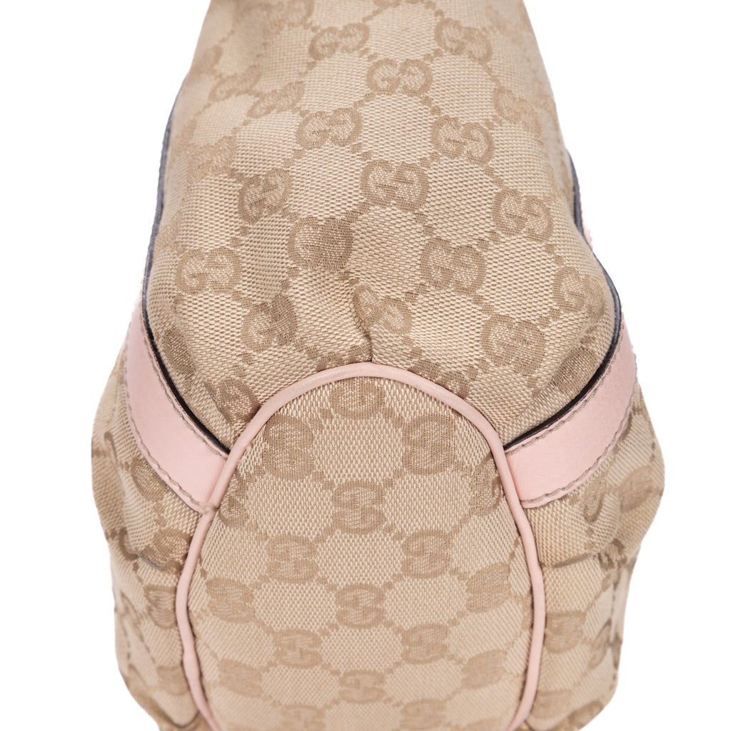 Sac Épaule Abbey Anneaux D Petite Toile Monogram Beige